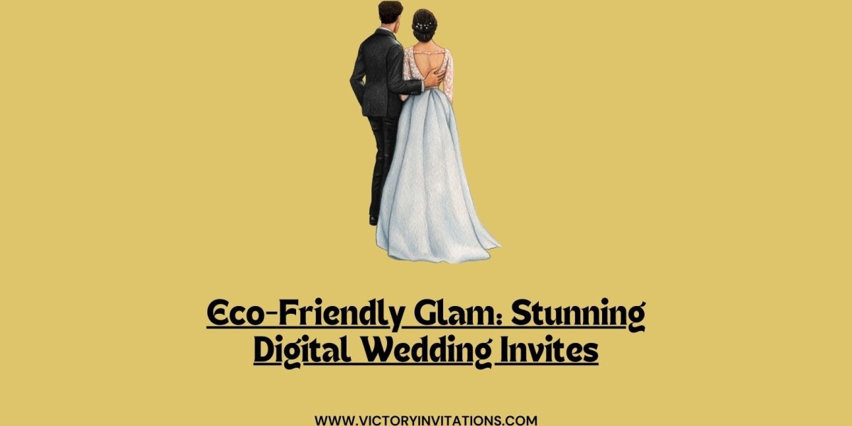 Eco-Friendly Glam: Stunning Digital Wedding Invites